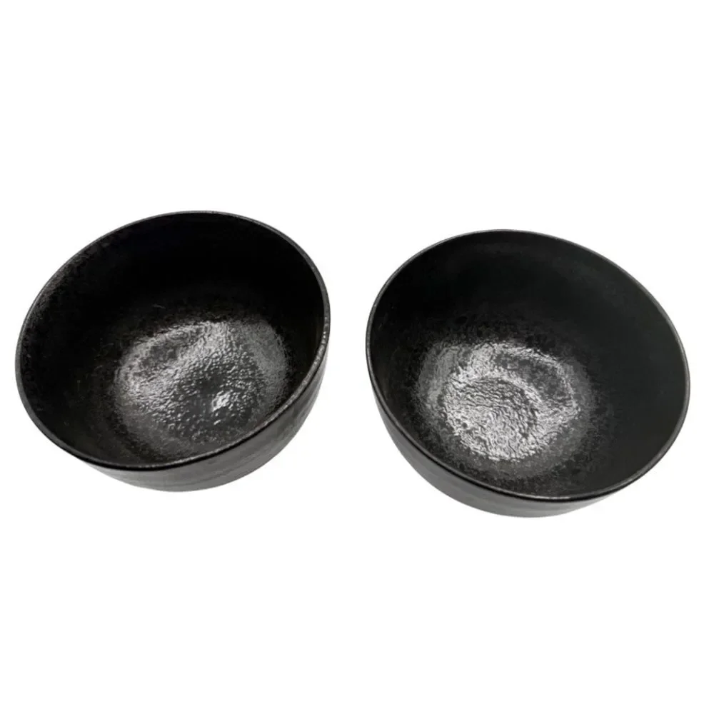 2 Japanese Chawan Matcha Bowls Tea Ceremony Rice Soup Bowls Art Studio Pottery